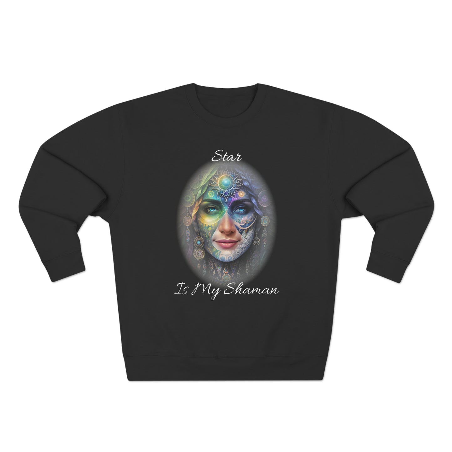 USA DARKS STAR IS MY SHAMAN Unisex Crewneck Sweatshirt