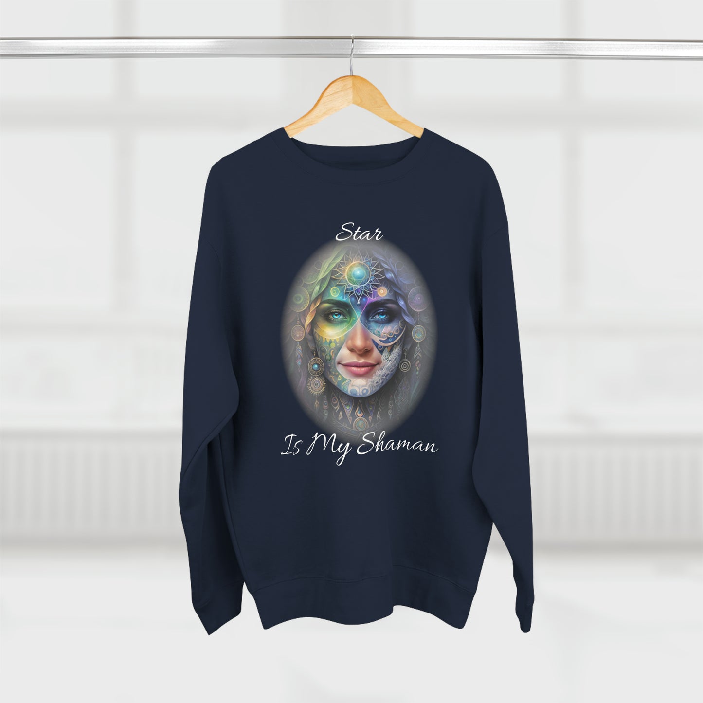 USA DARKS STAR IS MY SHAMAN Unisex Crewneck Sweatshirt